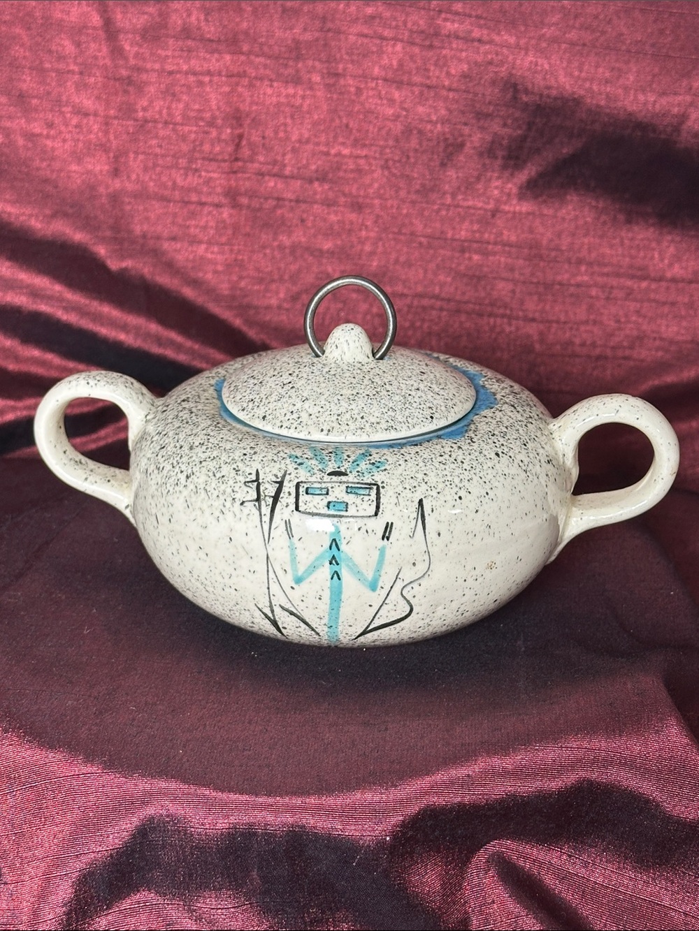 ✨ Vintage Loma of Arizona Sugar Bowl Kachina Design 🏜️💙
